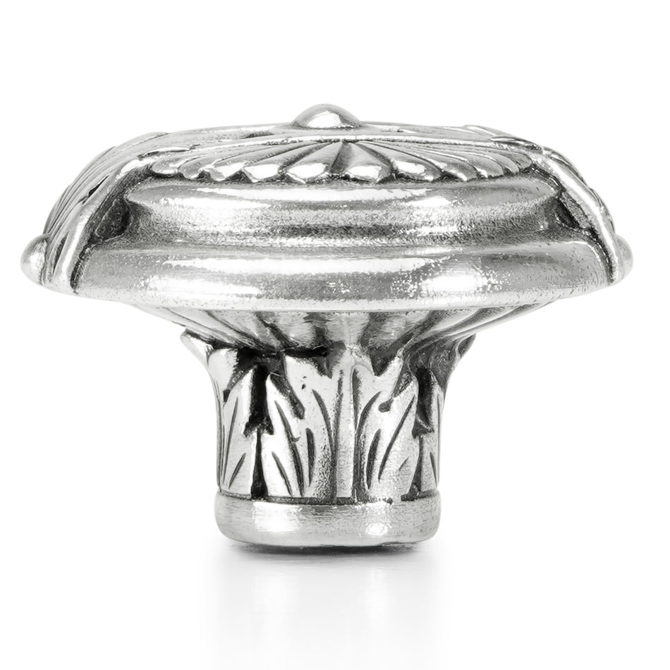 Edgar Bererbi 8368/6: 1-3/16" Nantucket Cabinet Knob - Burnished Silver