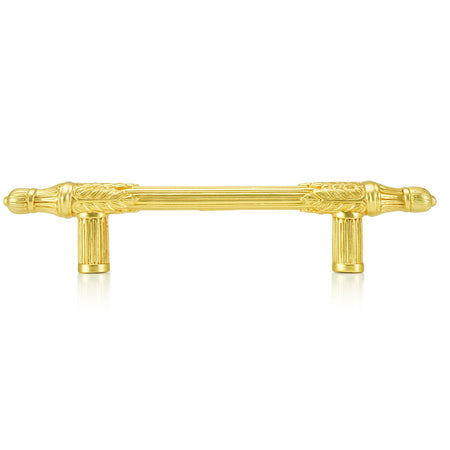 Edgar Bererbi 8370SG: 3-1/2" cc Hampton Cabinet Pull - Satin Gold