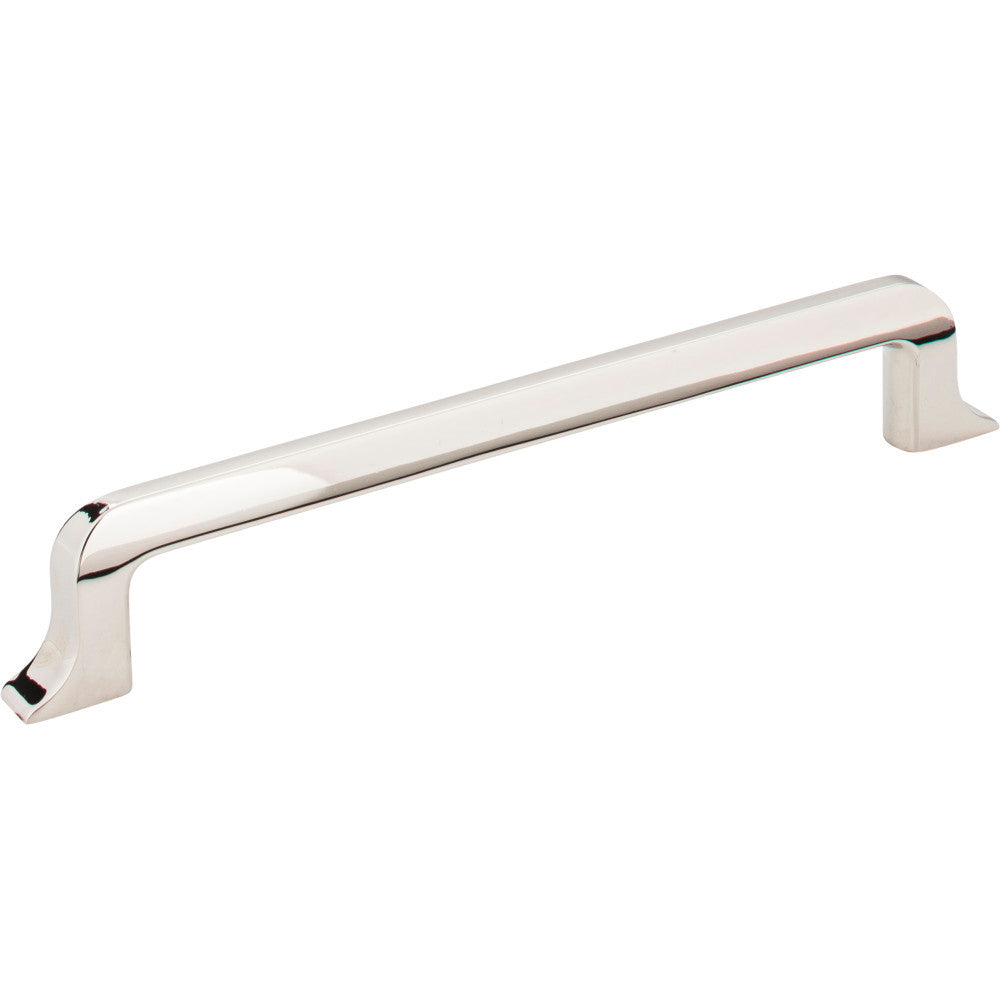 Jeffrey Alexander 839-160NI: 160mm cc Callie Bar Cabinet Pull - Polished Nickel