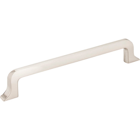 Jeffrey Alexander 839-160SN: 160mm cc Callie Bar Cabinet Pull - Satin Nickel