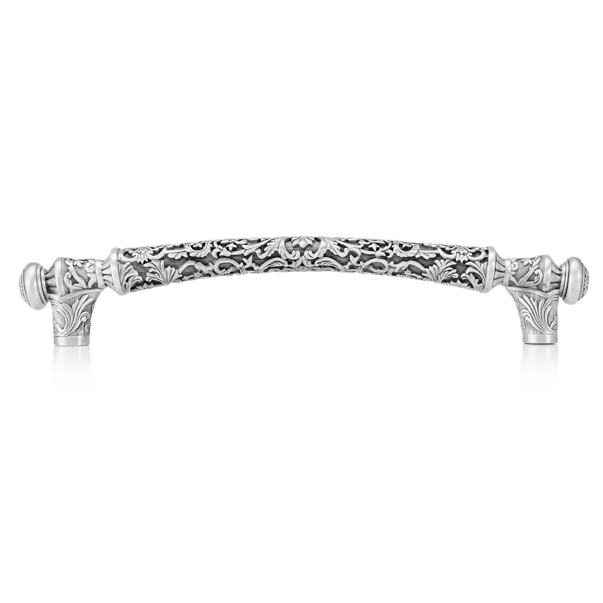 Edgar Bererbi 8398MS: 6" cc Glendale Court Cabinet Pull - Matte Sterling Silver