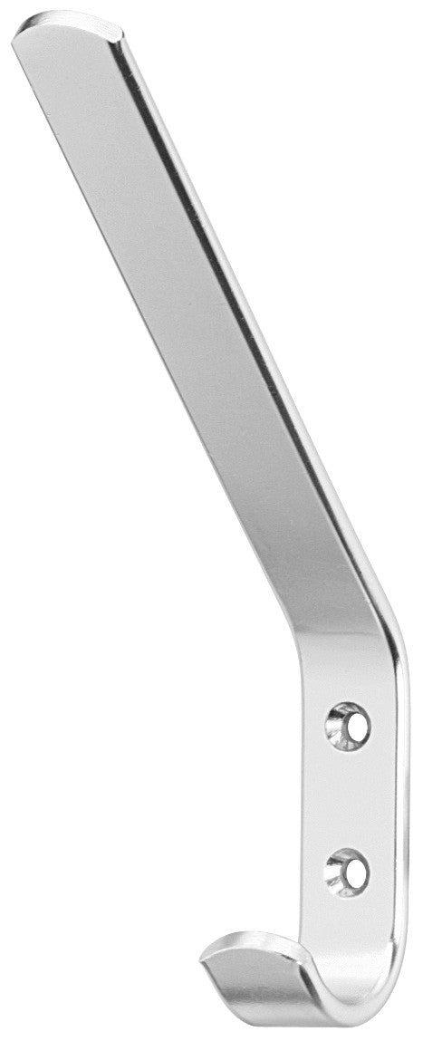 Hafele 842.02.906: Double Wall Hook - Matte Aluminum