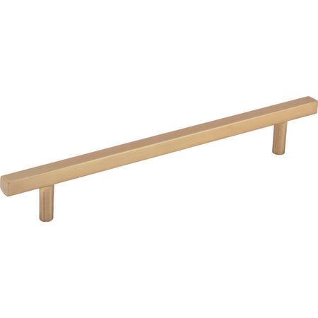 Jeffrey Alexander 845-160SBZ: 160mm cc Dominique Square Bar Cabinet Pull - Satin Bronze
