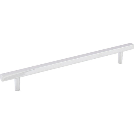 Jeffrey Alexander 845-192PC: 192mm cc Dominique Square Bar Cabinet Pull - Polished Chrome