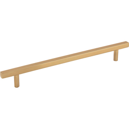 Jeffrey Alexander 845-192SBZ: 192mm cc Dominique Square Bar Cabinet Pull - Satin Bronze