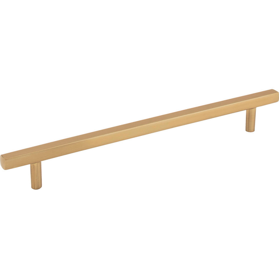 Jeffrey Alexander 845-192SBZ: 192mm cc Dominique Square Bar Cabinet Pull - Satin Bronze