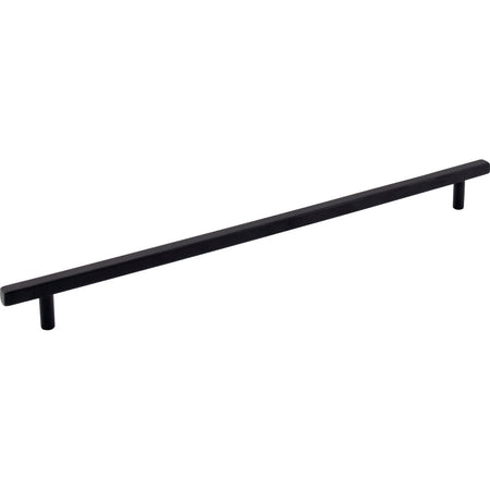 Jeffrey Alexander 845-305MB: 305mm cc Dominique Square Bar Cabinet Pull - Matte Black