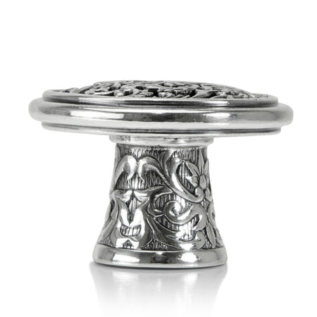 Edgar Bererbi 8457/6: 1-7/16" Glendale Court Cabinet Knob - Burnished Silver