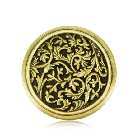 Edgar Bererbi 8457BB: 1-7/16" Glendale Court Cabinet Knob - Burnished Brass
