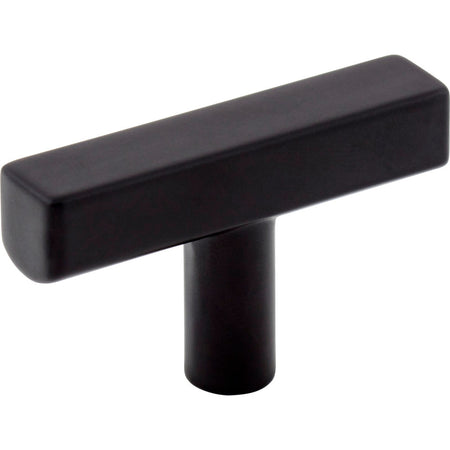 Jeffrey Alexander 845T-MB: 2" Dominique T-Bar Cabinet Knob - Matte Black