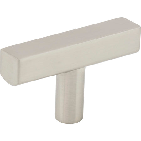 Jeffrey Alexander 845T-SN: 2" Dominique T-Bar Cabinet Knob - Satin Nickel