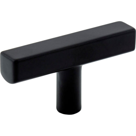Jeffrey Alexander 845TL-MB: 2-1/4" Dominique T-Bar Cabinet Knob - Matte Black