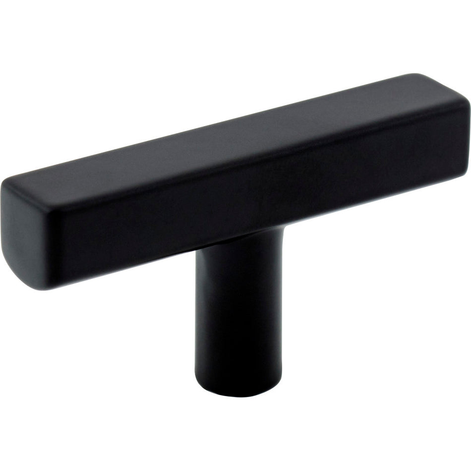 Jeffrey Alexander 845TL-MB: 2-1/4" Dominique T-Bar Cabinet Knob - Matte Black