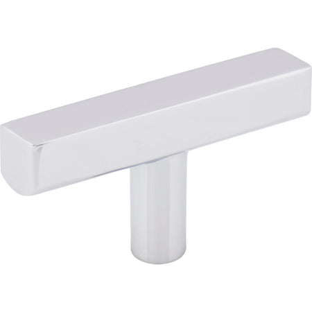 Jeffrey Alexander 845TL-PC: 2-1/4" Dominique T-Bar Cabinet Knob - Polished Chrome