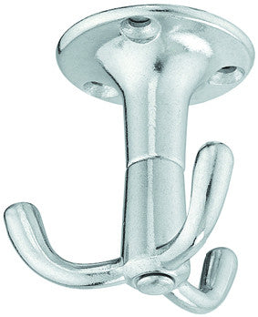 Hafele 846.52.808: Triple Swivel Wall Hook - Polished Aluminum
