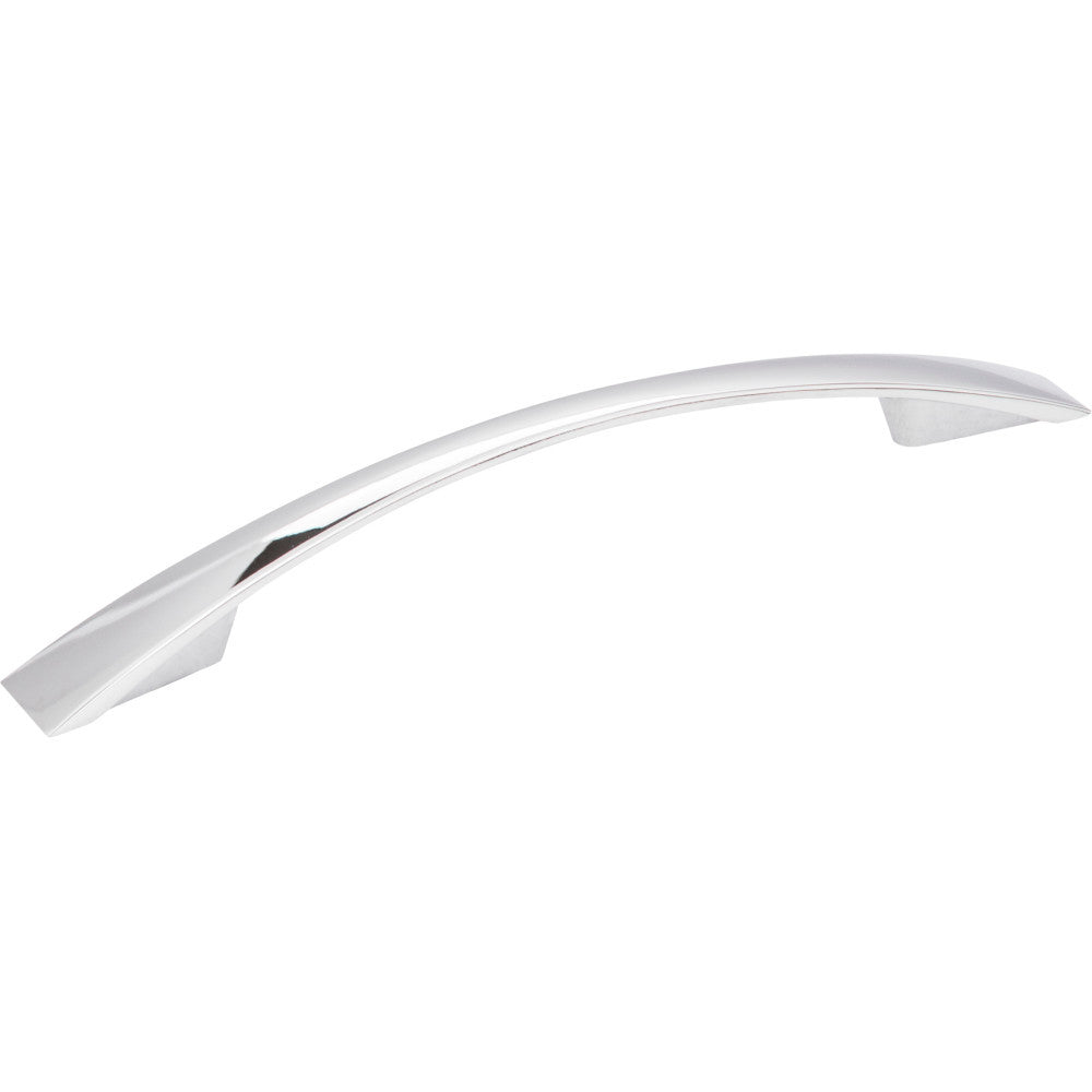 Jeffrey Alexander 847-128PC: 128mm cc Regan Bow Cabinet Pull - Polished Chrome