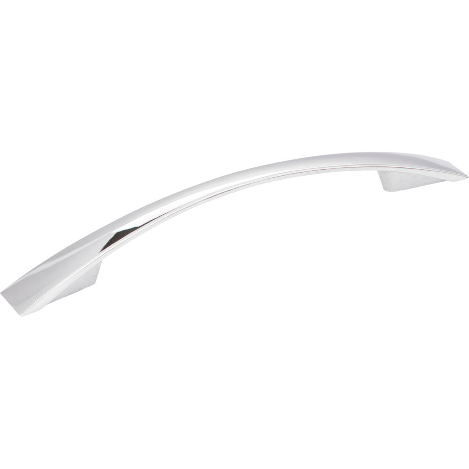 Jeffrey Alexander 847-128PC: 128mm cc Regan Bow Cabinet Pull - Polished Chrome