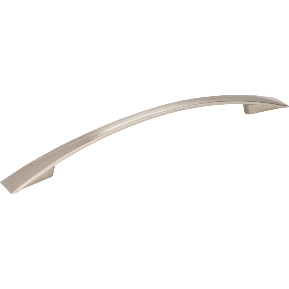 Jeffrey Alexander 847-160SN: 160mm cc Regan Bow Cabinet Pull - Satin Nickel