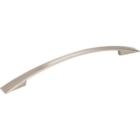 Jeffrey Alexander 847-160SN: 160mm cc Regan Bow Cabinet Pull - Satin Nickel