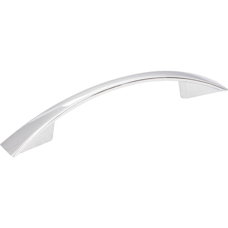 Jeffrey Alexander 847-96PC: 96mm cc Regan Bow Cabinet Pull - Polished Chrome