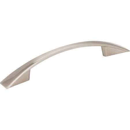 Jeffrey Alexander 847-96SN: 96mm cc Regan Bow Cabinet Pull - Satin Nickel