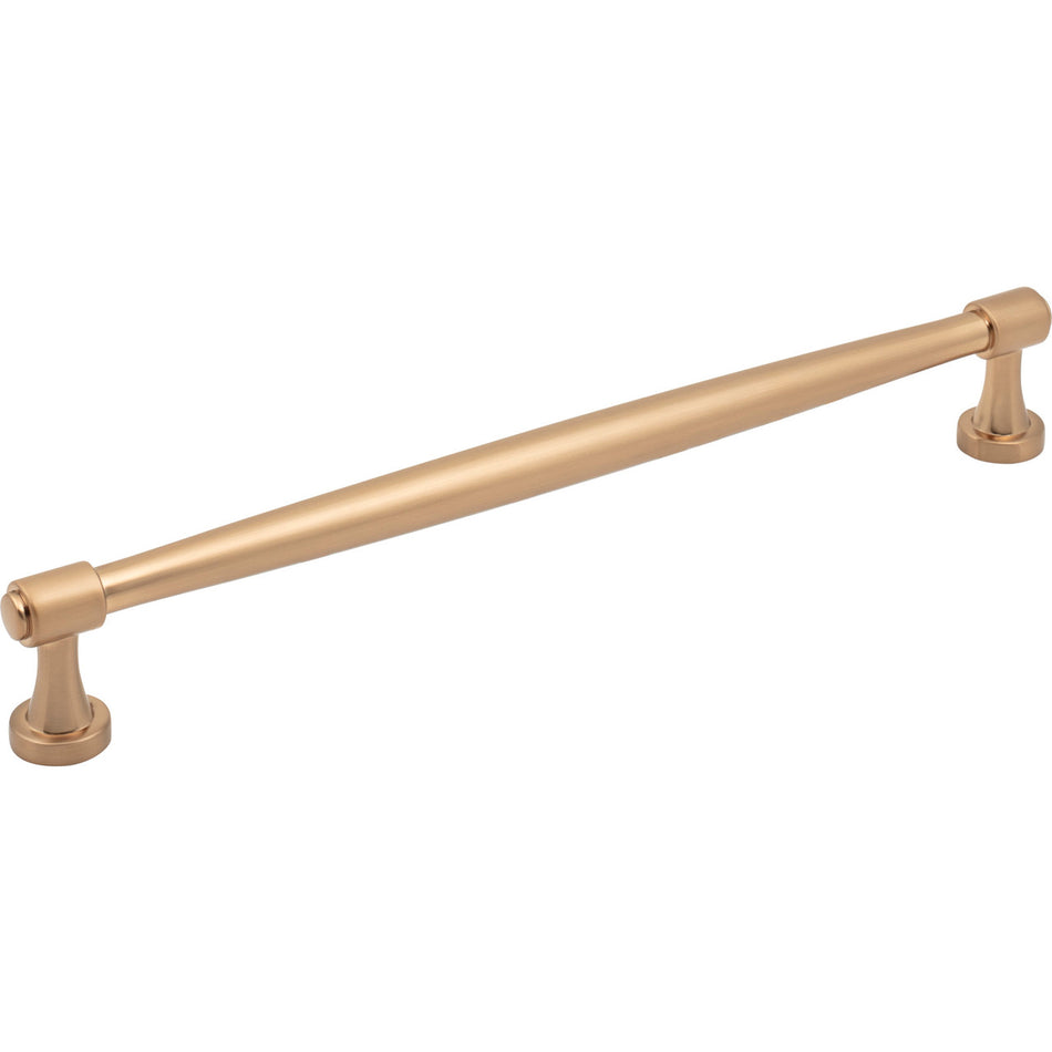 Jeffrey Alexander 132-224SBZ: 224mm cc Jules Bar Cabinet Pull - Satin Bronze