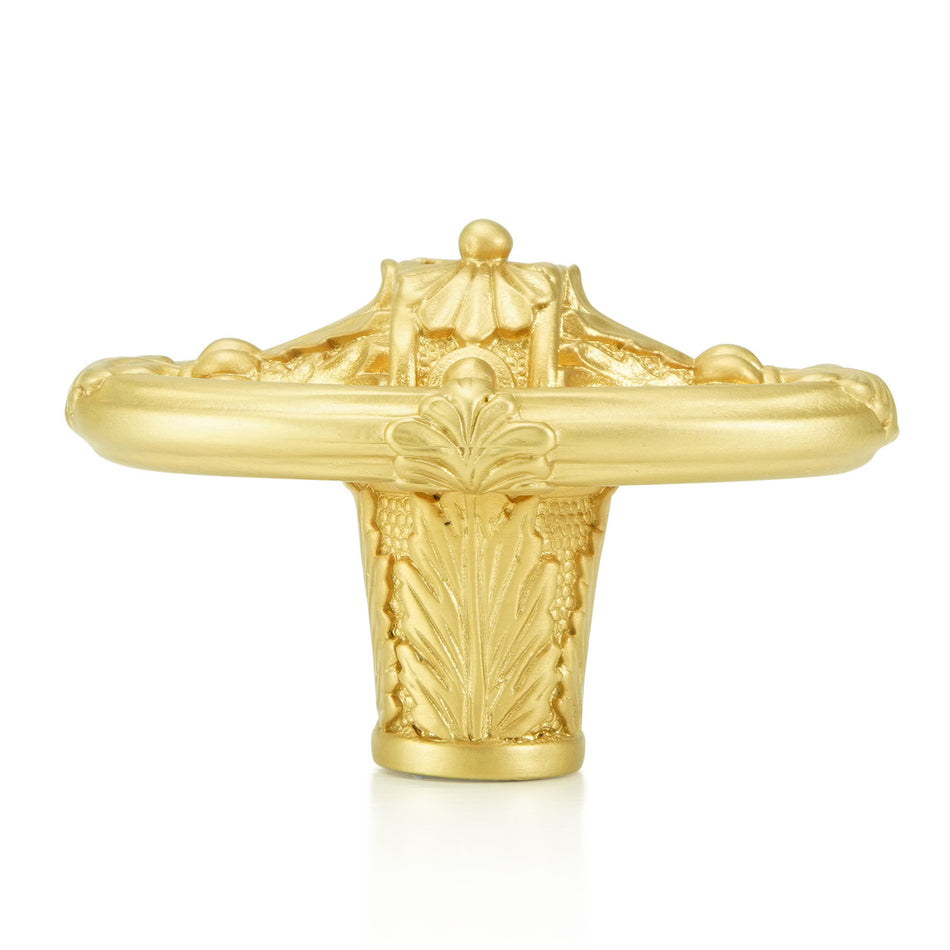 Edgar Bererbi 8568SG: 1-13/16" Nantucket Oval Cabinet Knob - Satin Gold
