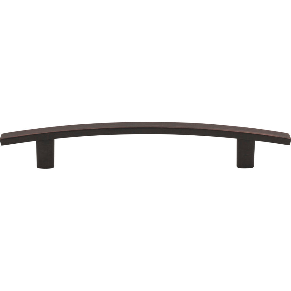 Elements 859-128DBAC: 128 mm cc Thatcher Curved Bar Cabinet Pull - Brushed Oil Rubbed Bronze
