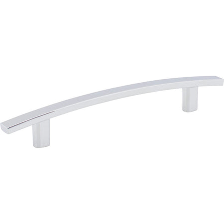 Elements 859-128PC: 128 mm cc Thatcher Curved Bar Cabinet Pull - Polished Chrome