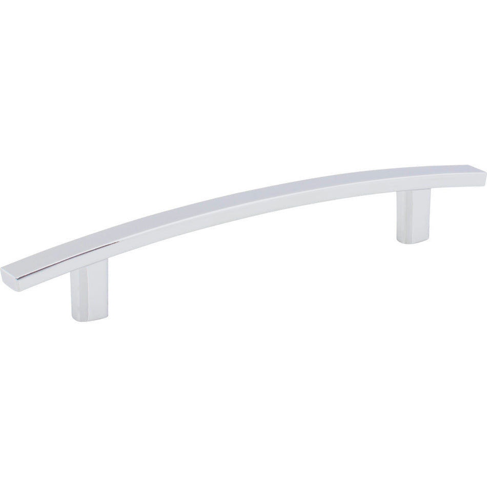 Elements 859-128PC: 128 mm cc Thatcher Curved Bar Cabinet Pull - Polished Chrome