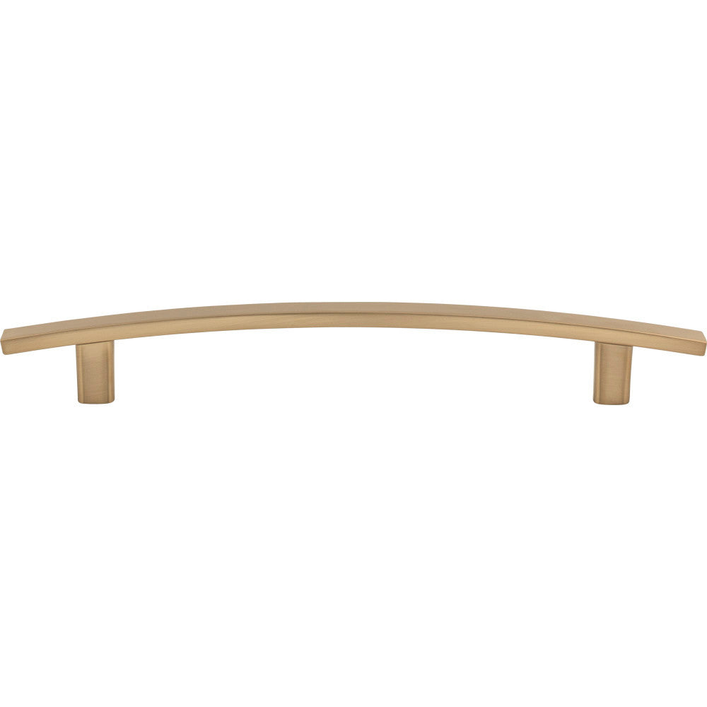 Elements 859-160SBZ: 160 mm cc Thatcher Curved Bar Cabinet Pull - Satin Bronze