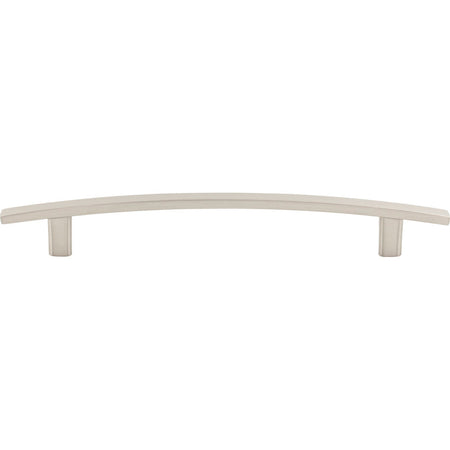 Elements 859-160SN: 160 mm cc Thatcher Curved Bar Cabinet Pull - Satin Nickel