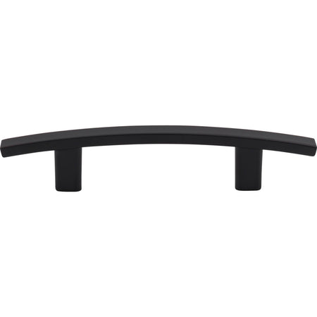 Elements 859-3MB: 3" cc Thatcher Curved Bar Cabinet Pull - Matte Black