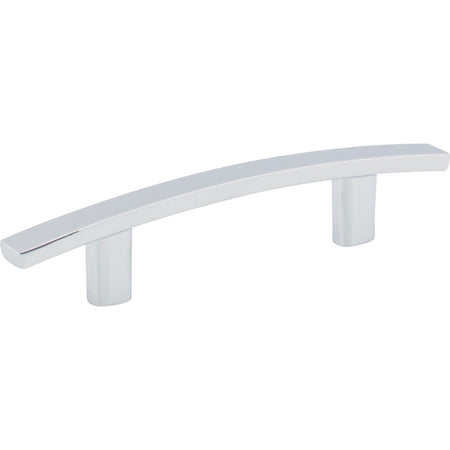 Elements 859-3PC: 3" cc Thatcher Curved Bar Cabinet Pull - Polished Chrome