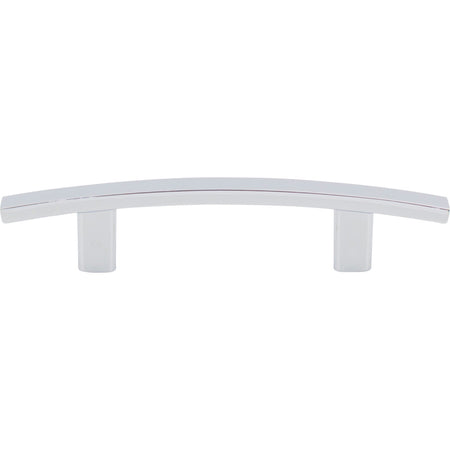 Elements 859-3PC: 3" cc Thatcher Curved Bar Cabinet Pull - Polished Chrome