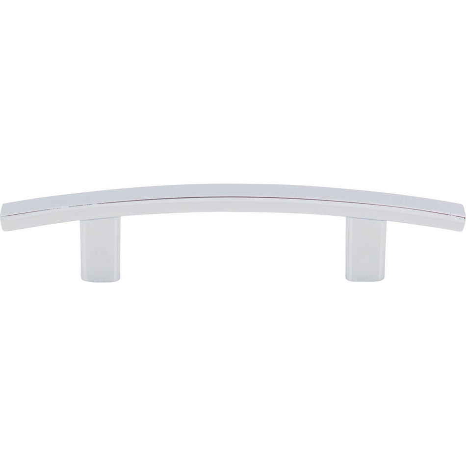Elements 859-3PC: 3" cc Thatcher Curved Bar Cabinet Pull - Polished Chrome