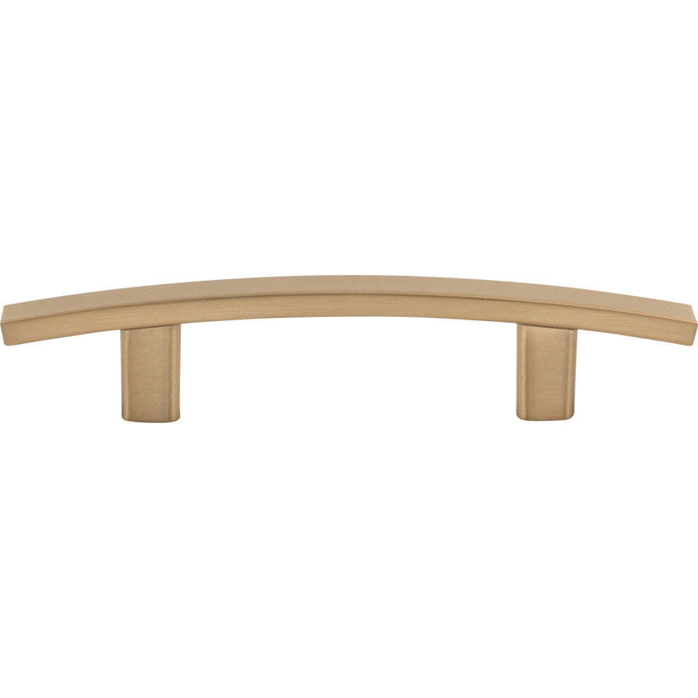 Elements 859-3SBZ: 3" cc Thatcher Curved Bar Cabinet Pull - Satin Bronze