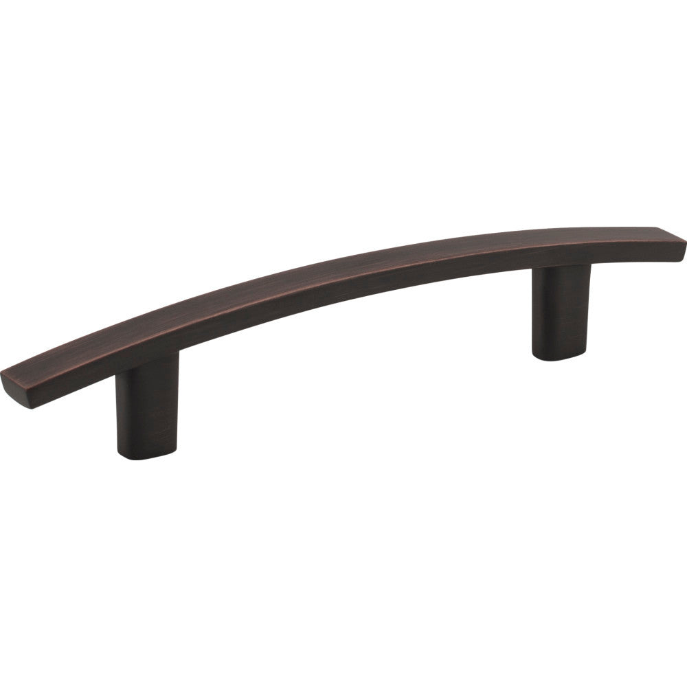 Elements 859-96DBAC: 96 mm cc Thatcher Curved Bar Cabinet Pull - Brushed Oil Rubbed Bronze