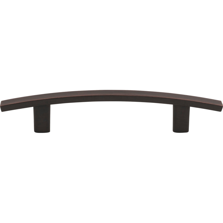 Elements 859-96DBAC: 96 mm cc Thatcher Curved Bar Cabinet Pull - Brushed Oil Rubbed Bronze