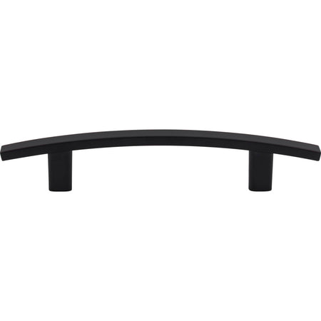 Elements 859-96MB: 96 mm cc Thatcher Curved Bar Cabinet Pull - Matte Black