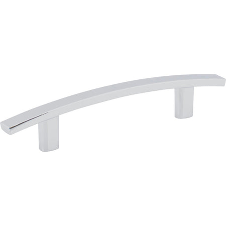 Elements 859-96PC: 96 mm cc Thatcher Curved Bar Cabinet Pull - Polished Chrome