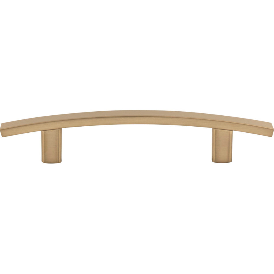 Elements 859-96SBZ: 96 mm cc Thatcher Curved Bar Cabinet Pull - Satin Bronze