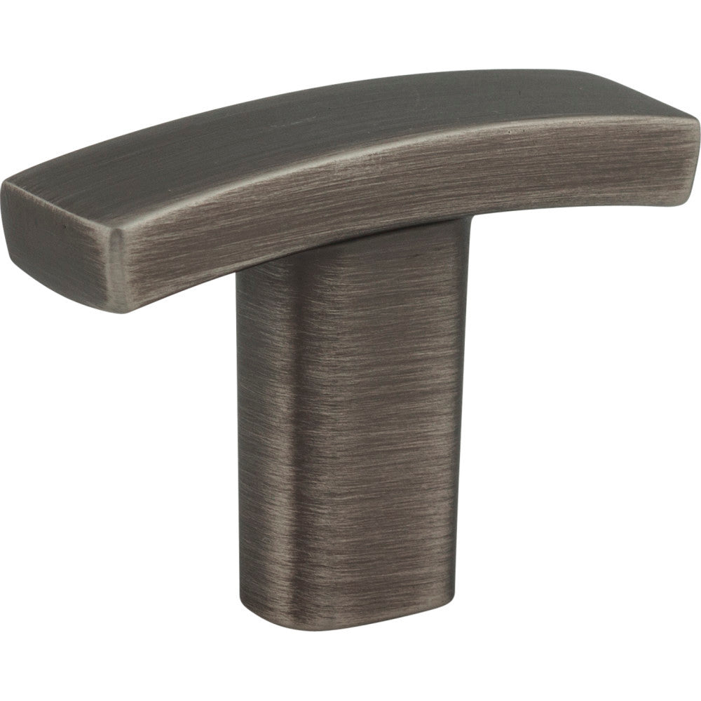 Elements 859T-BNBDL: 1-1/2" Thatcher T-Bar Cabinet Knob - Brushed Pewter