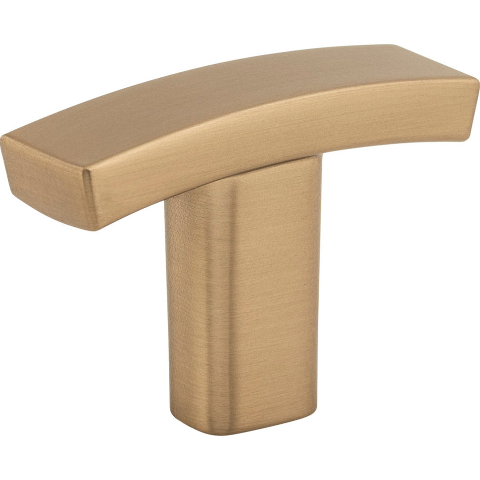Elements 859T-SBZ: 1-1/2" Thatcher T-Bar Cabinet Knob - Satin Bronze
