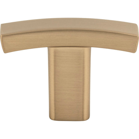 Elements 859T-SBZ: 1-1/2" Thatcher T-Bar Cabinet Knob - Satin Bronze