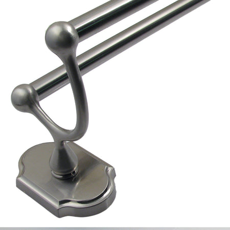 Rusticware 8622SN: 24" cc Wenmoor Double Towel Bar - Satin Nickel