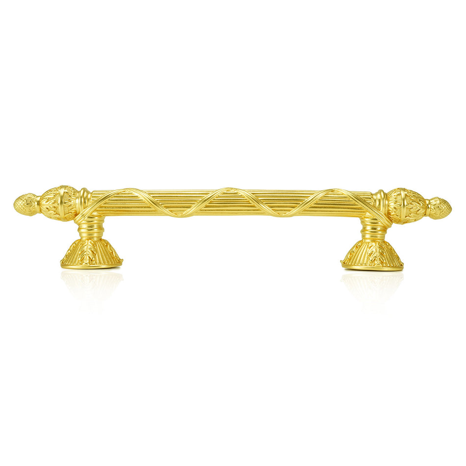 Edgar Bererbi 8651SG: 5" cc Hyde Park Cabinet Pull - Satin Gold