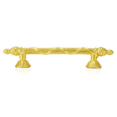 Edgar Bererbi 8651SG: 5" cc Hyde Park Cabinet Pull - Satin Gold