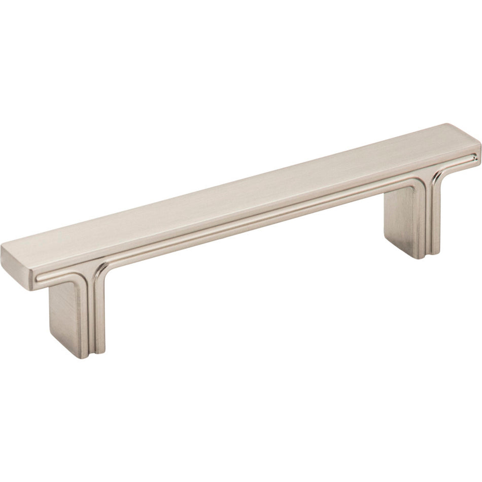 Jeffrey Alexander 867-96SN: 96mm cc Anwick Rectangular Bar Cabinet Pull - Satin Nickel