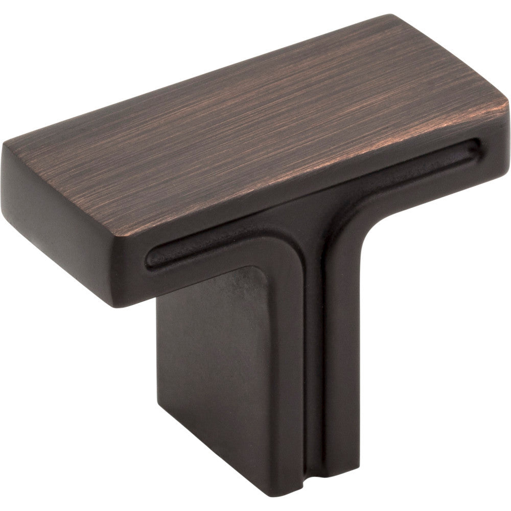 Jeffrey Alexander 867DBAC: 1-3/8" Anwick T-Bar Cabinet Knob - Brushed Oil Rubbed Bronze